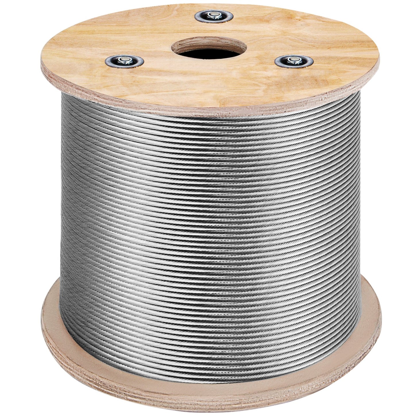 VEVOR 1/8 Stainless Steel Cable Railing 500ft, Wire Rope 316 Marine Grade, Braided