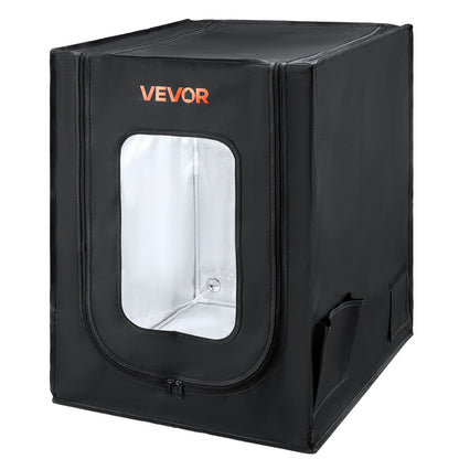 3D Printer Enclosure, Dustproof Waterproof Oxford Cloth 3D Printer Tent, Constant Temperature Protective Case with LED Lighting, Compatible with Creality/ELEGOO/Anycubic Multiple Popular Models