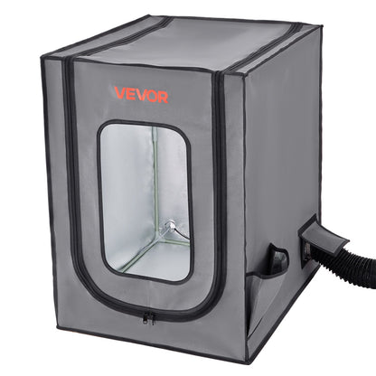 3D Printer Enclosure with Ventilation, Dustproof Waterproof Oxford Cloth Resin 3D Printer Tent, Constant Temperature Protective Case with LED, Compatible with Photon Mono/Mars 3, FDM/LCD Printer
