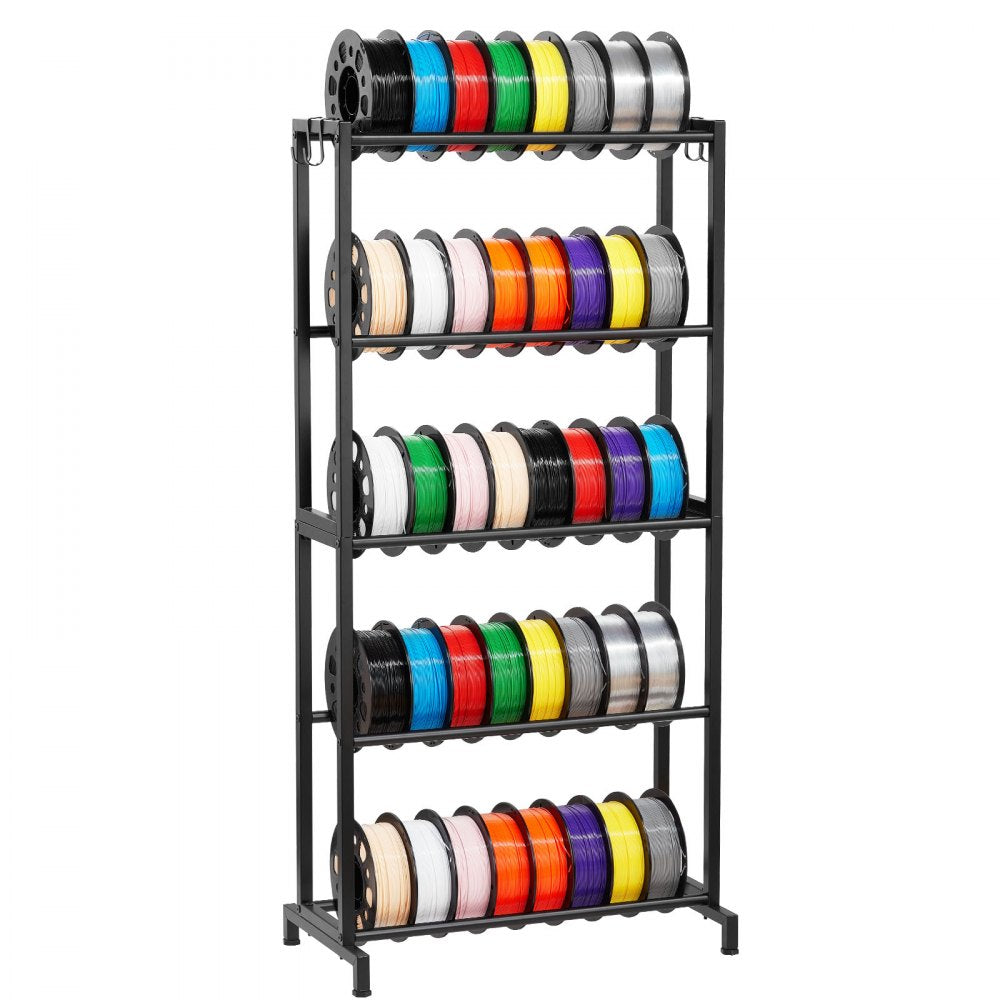 VEVOR 3D Printer Filament Storage Rack 5 Tier Filament Spool Holders Racks