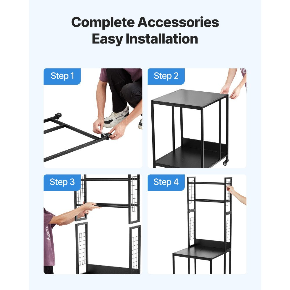 3D Printer Filament Storage Rack 4-Tier 3D Printer Stand with Storage