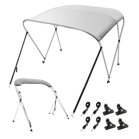 VEVOR 3 Bow Bimini Top Boat Cover, 900D Polyester Canopy with 1" Aluminum Alloy