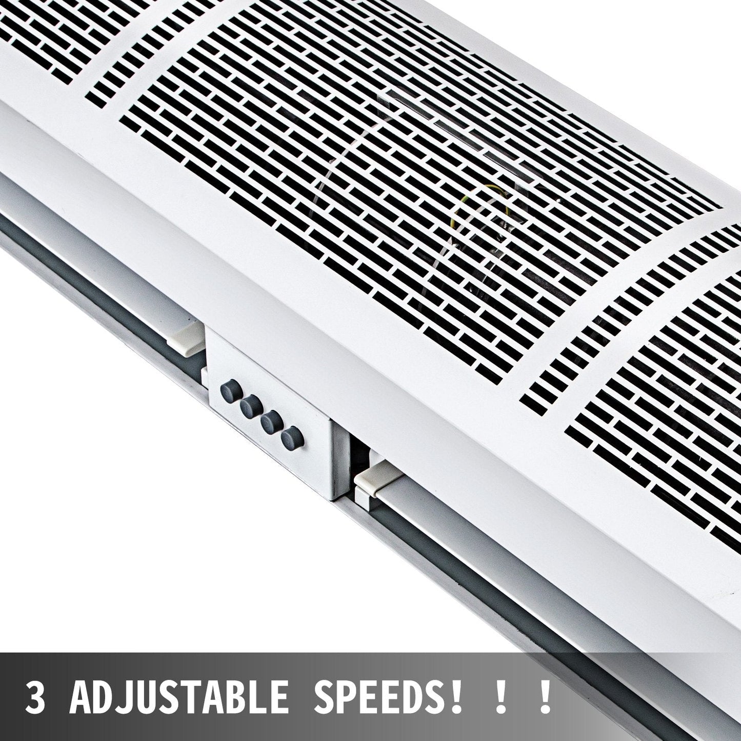 1.2m Electric Air Curtain with Limit Switch, 3-Speed, 2204 CFM, 17 kg