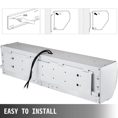 VEVOR Air Curtain, 1.2m Electric Wind Curtain with Limit Switch, Max. 2204 CFM Air