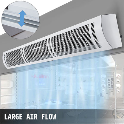 Commercial Air Curtain with 3 Adjustable Speeds, 1.5m for Energy Efficiency