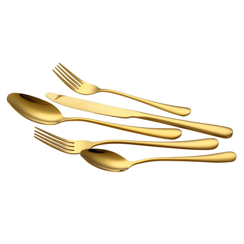 VEVOR 60-Piece Silverware Set Stainless Steel Cutlery Flatware Utensils for 12