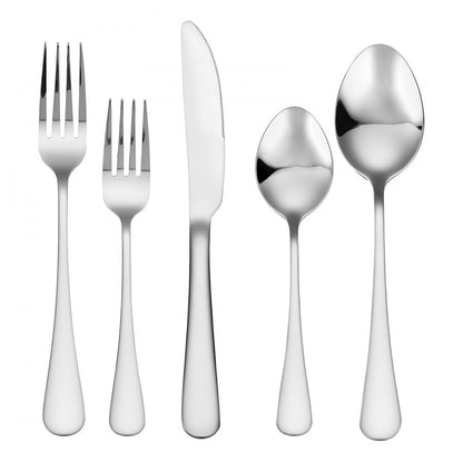 VEVOR 30-Piece Silverware Set Stainless Steel Cutlery Flatware Utensils for 6