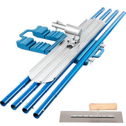 Magnesium Concrete Float Tool with Adjustable Bracket, 1.2m x 0.2m, 29kg