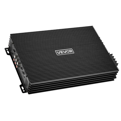Car Audio Amplifier, 4-Channel Bridgeable Car Amplifier, Multichannel Class AB Stereo Amp, Max. 4 x 200W at 4 Ohms / 4 x 400W at 2 Ohms, High Output, for SUVs, Pickups, and Off-Road Vehicles
