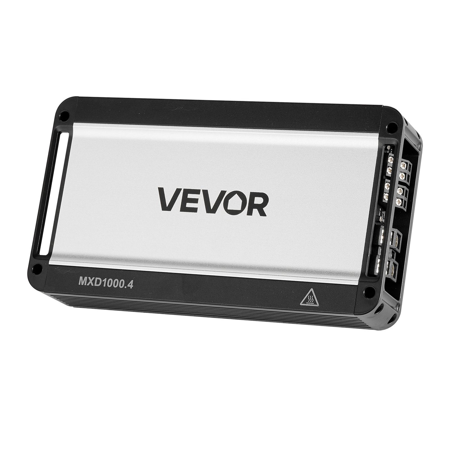 Car Audio Amplifier, 4-Channel Bridgeable Car Amplifier, Multichannel Class D Stereo Amp, Max. 4 x 500W at 4 Ohms / 4 x 1000W at 2 Ohms, High Output, for SUVs, Pickups, and Off-Road Vehicles