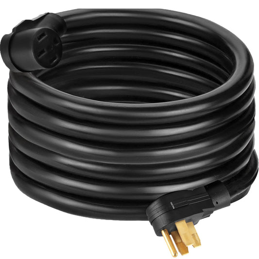 VEVOR 50Ft 50 Amp RV Power Cord Durable Heavy Duty RV Extension Cord Copper Wire