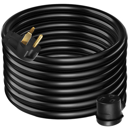 50-Foot 30A Heavy-Duty Welding Extension Cord for MIG/TIG/Plasma, 12.5kW Capacity