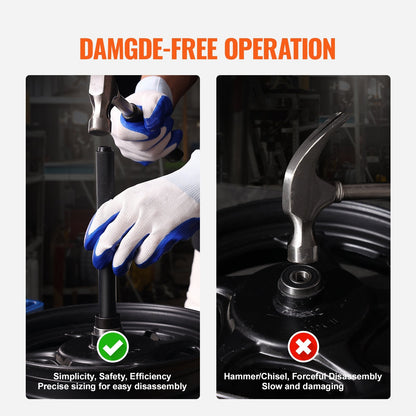 52-Piece Bushing Press Kit for Bearings & Seals, Disc Size 18 mm-74 mm