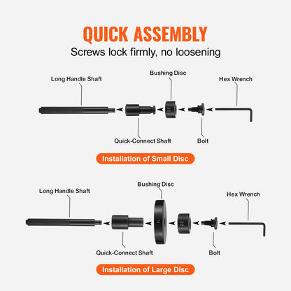 VEVOR 52 Pcs Custom Bushing Press Kit Transmission Wheel Bearing Race Seal Kit
