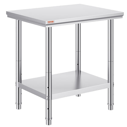 Stainless Steel Commercial Workstation 0.6 x 0.76 x 0.8 m, 317 kg Capacity