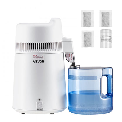 6L Water Distiller Home Countertop Purifier Machine 900W Plastic Container