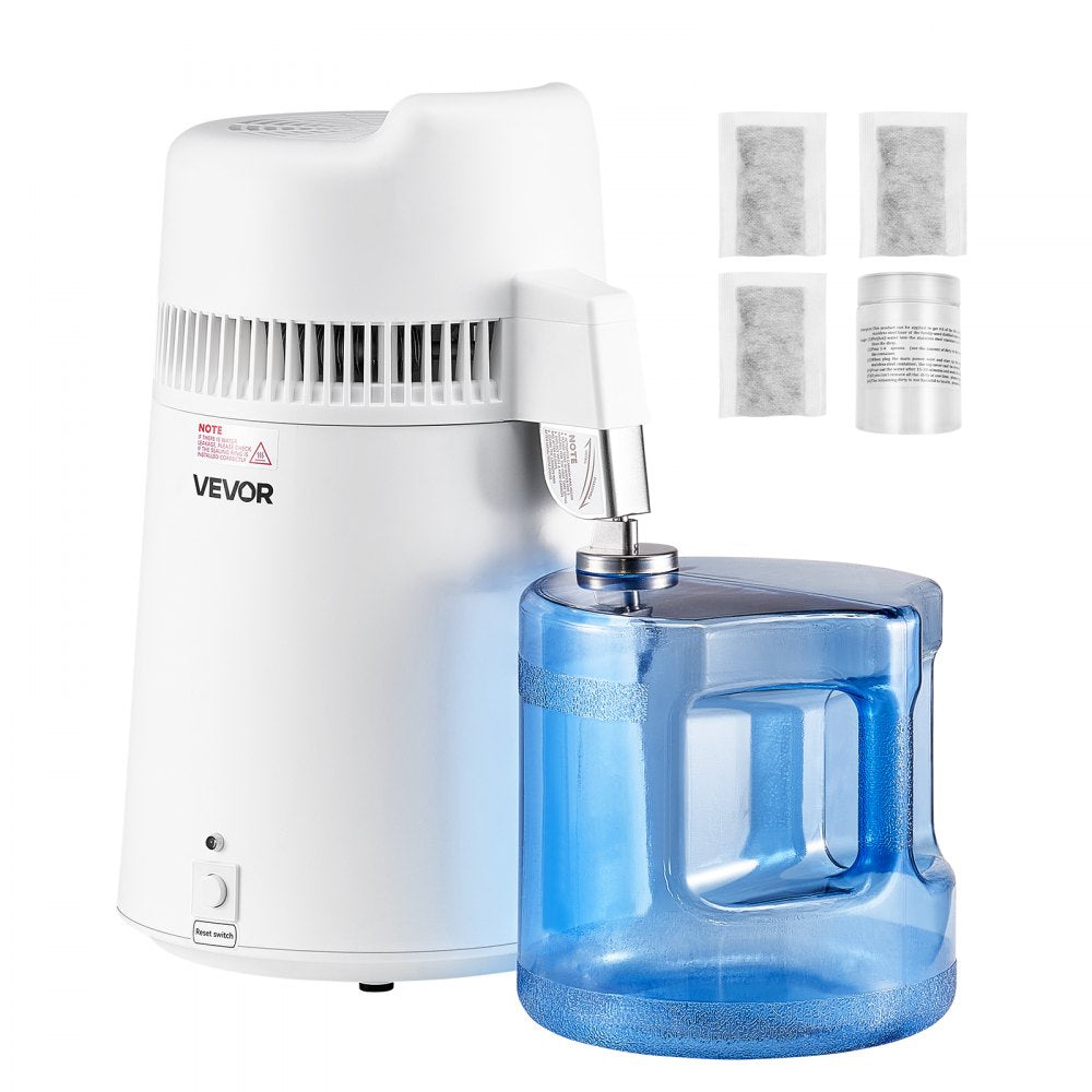 6L Water Distiller Home Countertop Purifier Machine 900W Plastic Container