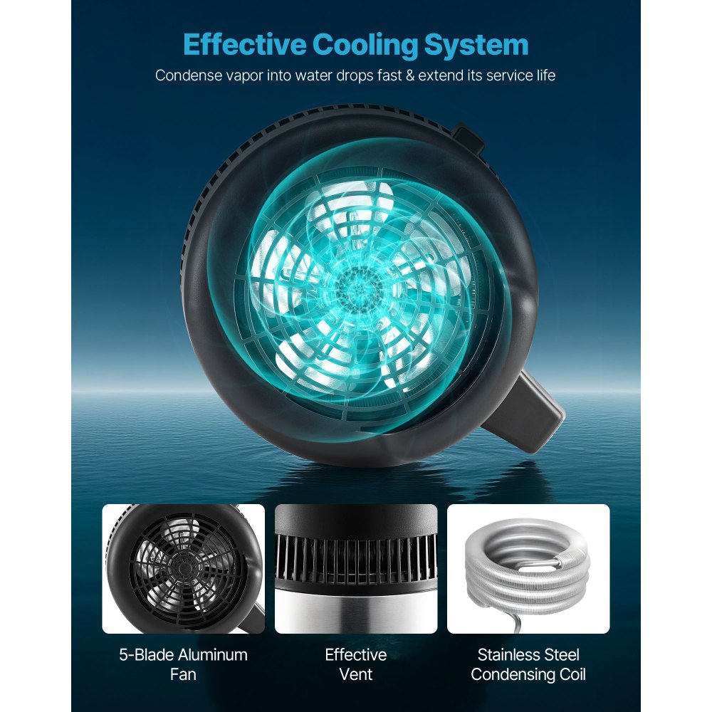 6L Water Distiller Home Countertop Purifier Machine 900W Stainless Steel