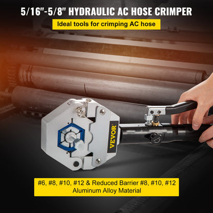 VEVOR Hydraulic Hose Crimper Hydra-Krimp 71500,Manual AC Hose Crimper Kit Air Conditioning