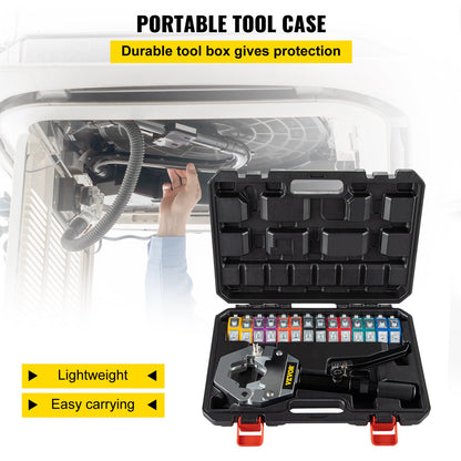 VEVOR Hydraulic Hose Crimper Hydra-Krimp 71500,Manual AC Hose Crimper Kit Air Conditioning