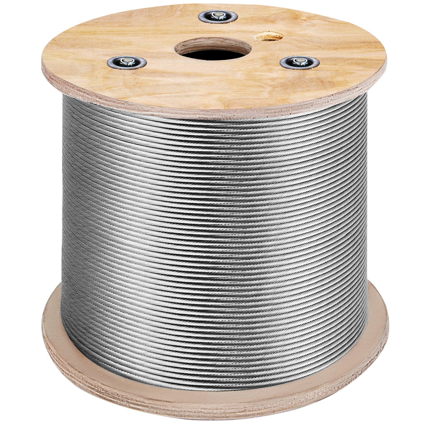 VEVOR 3/16 Inch 7x19 Stainless Steel Aircraft Cable Reel 500FT Stainless Steel Cable