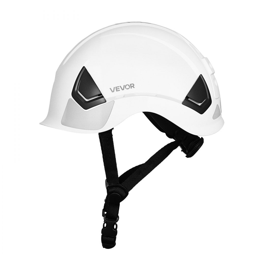 Construction Safety Helmet Vented Class C White Hardhat for Men & Women