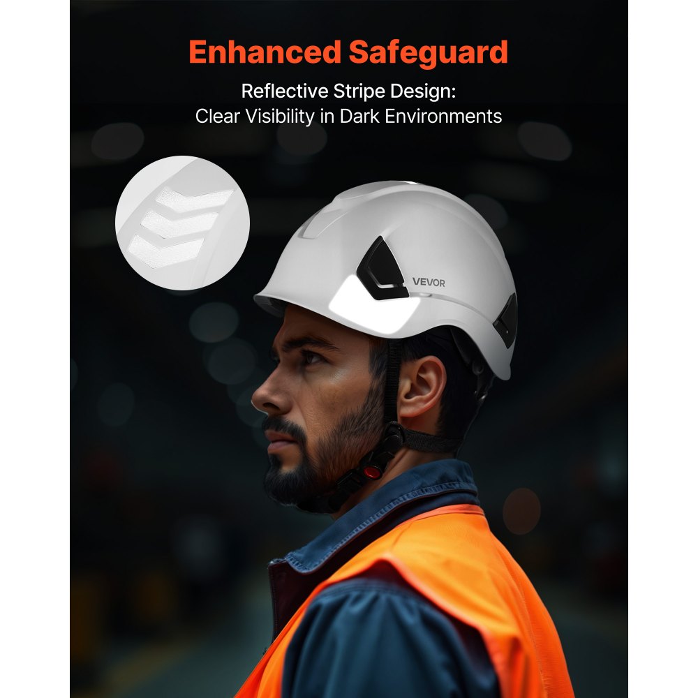 Construction Safety Helmet ANSI/ISEA Z89.1 Approved ABS Safety Hard hat