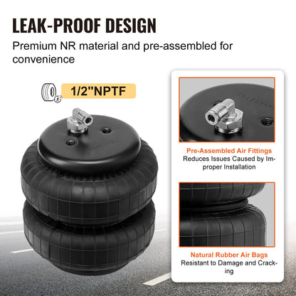 VEVOR Air Bag Suspension Kit, Air Springs Suspension Bag Kit Compatible with 2007-2018