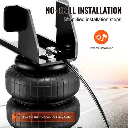 Air Springs Kit for 2007-2018 Silverado/Sierra 1500, 2268 kg Load Capacity