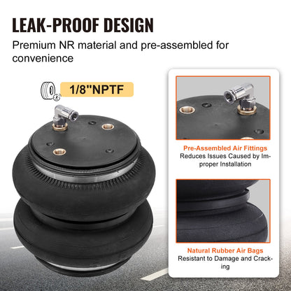 VEVOR Air Bag Suspension Kit, Air Springs Suspension Bag Kit Compatible with 2019-2023