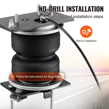 Air Springs Kit for 2014-2023 Dodge Ram 2500, 2WD/4WD, 2267 kg Load Capacity