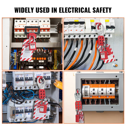 Comprehensive 59-Piece Electrical Lockout Tagout Kit with Padlocks and Accessories
