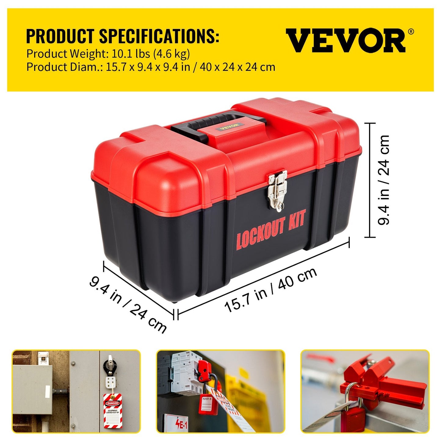 Comprehensive 42-Piece Electrical Lockout Tagout Kit for Safety Assurance
