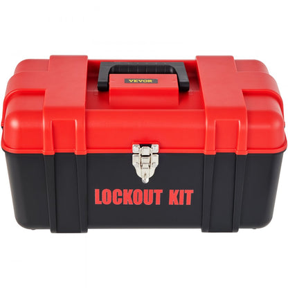 VEVOR 42 PCS Lockout Tagout Kits Electrical Loto Kit for Electrical Risk Removal