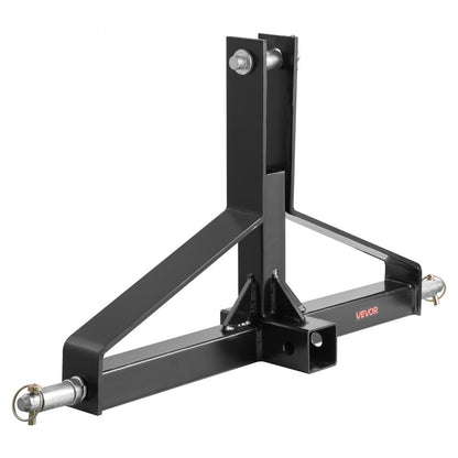 VEVOR 3 Point 2" Receiver Trailer Hitch Category 1 Tractor Quick Hitch Drawbar