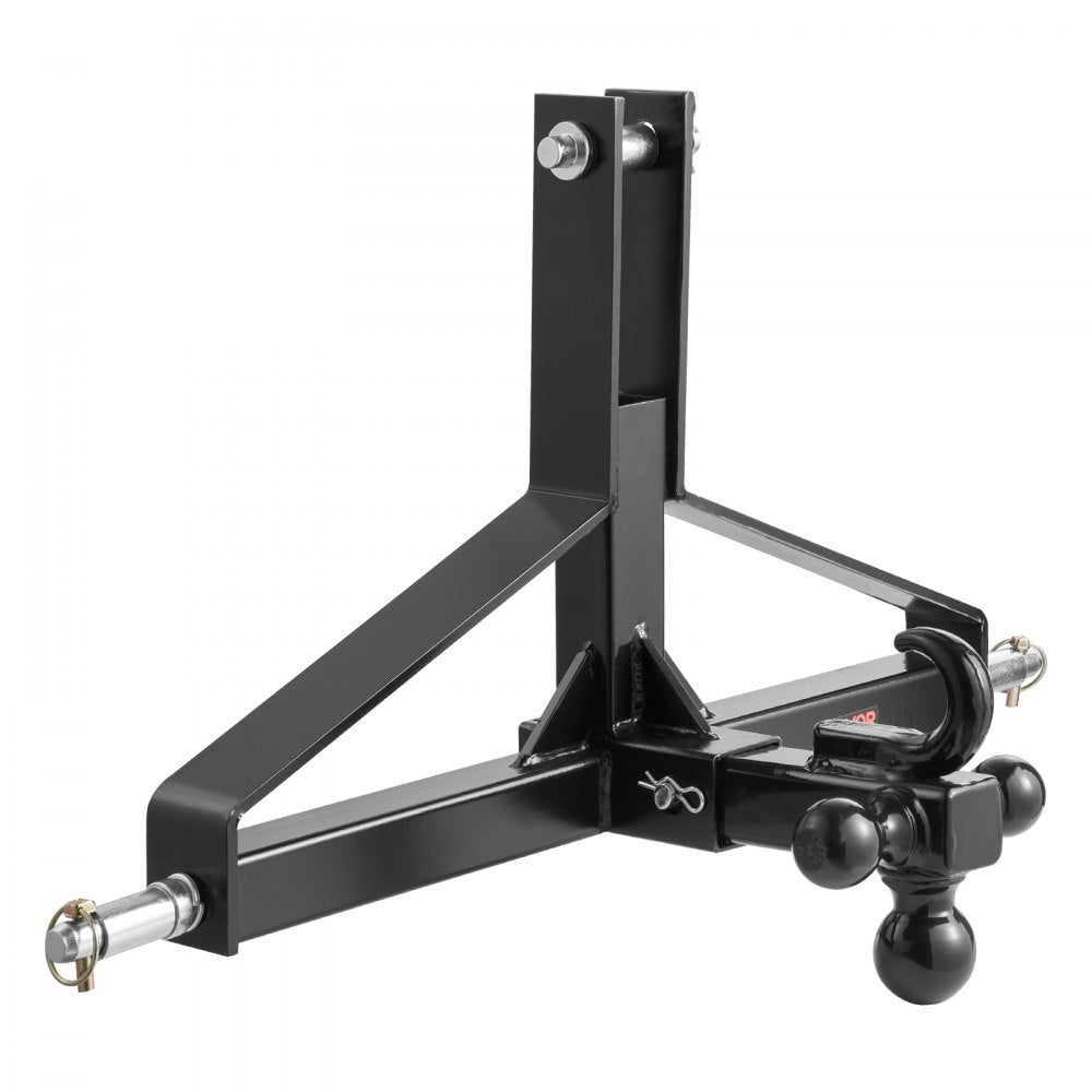VEVOR 3 Point 2 in Trailer Hitch Receiver Tractor Drawbar Adapter Heavy Duty