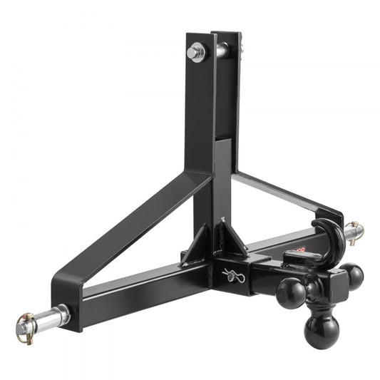 VEVOR 3 Point 2 in Trailer Hitch Receiver Tractor Drawbar Adapter Heavy Duty