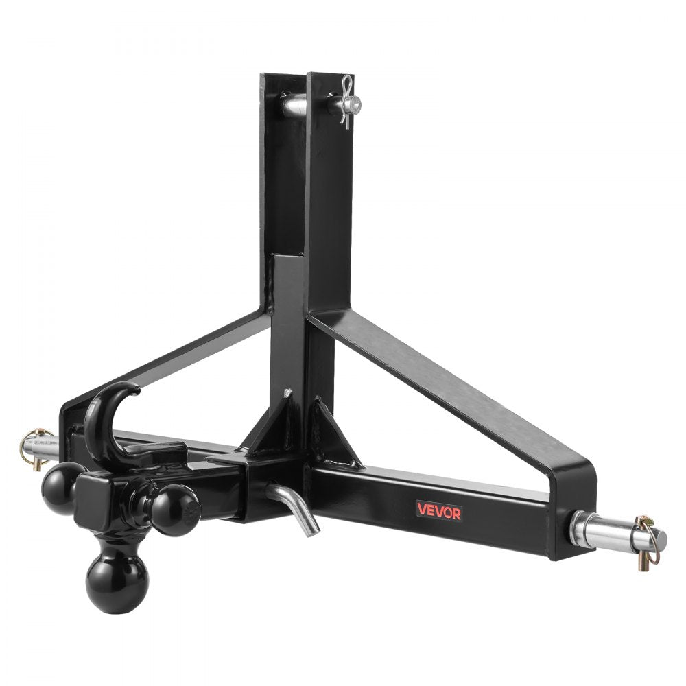 VEVOR 3 Point 2 in Trailer Hitch Receiver Tractor Drawbar Adapter Heavy Duty