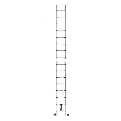 VEVOR Telescoping Ladder A-Frame Stainless Steel 4985 mm Extension Ladders