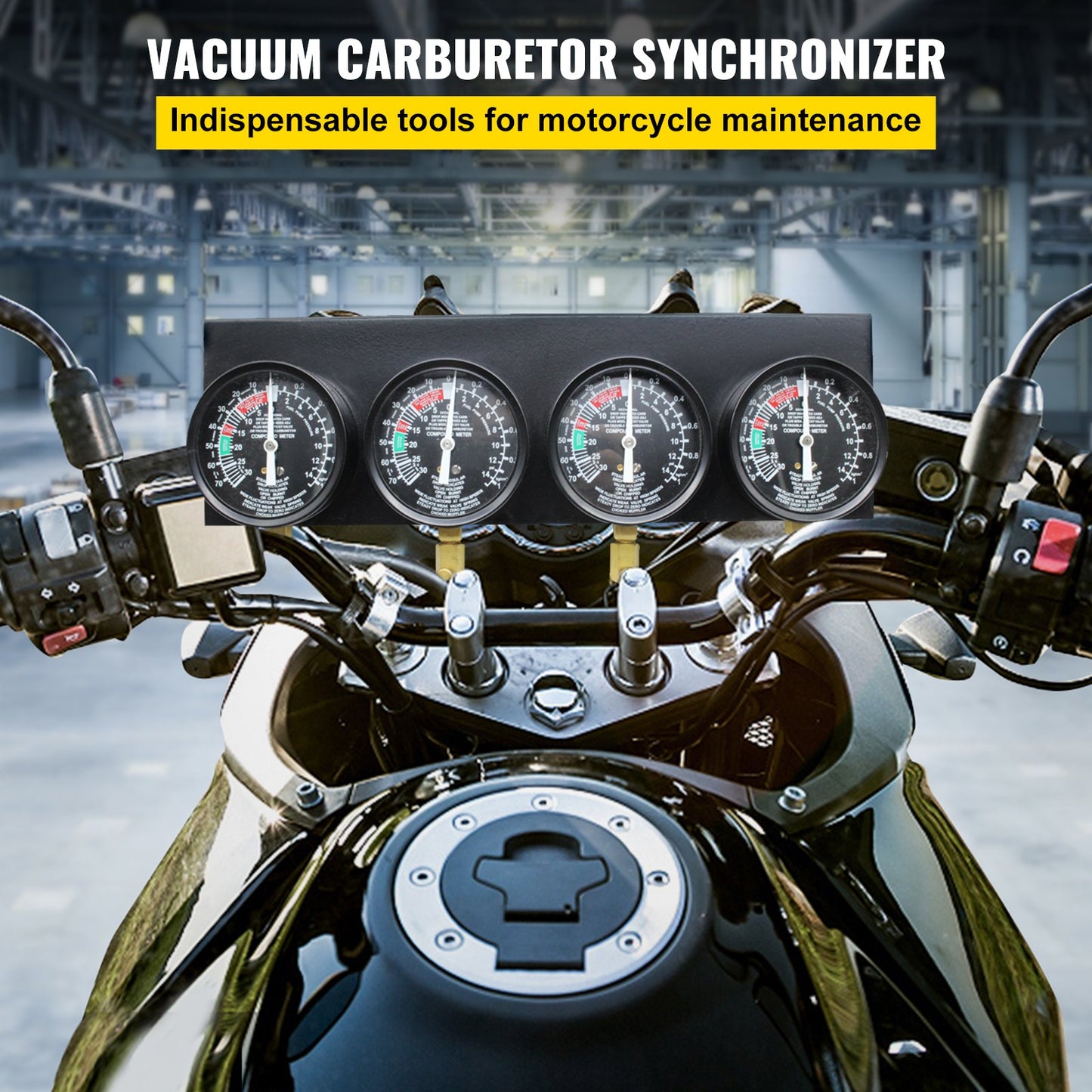VEVOR Fuel Vacuum Carburetor Synchronize Tool Kit Fuel Vacuum Carburetor Synchronizer