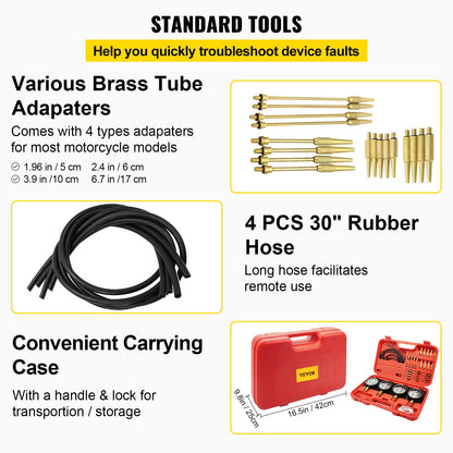 VEVOR Fuel Vacuum Carburetor Synchronize Tool Kit Fuel Vacuum Carburetor Synchronizer