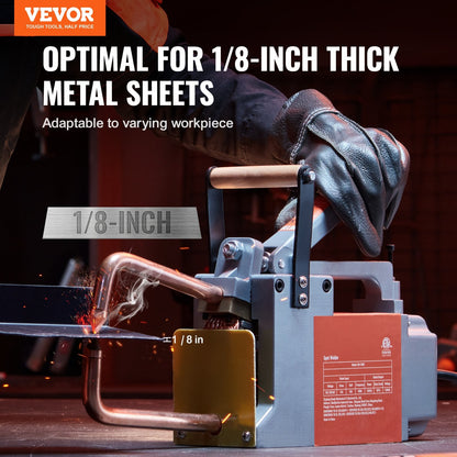 Portable Spot Welder, 0.32m Thick, 8KVA, for Steel & Aluminum Sheets, 12kg
