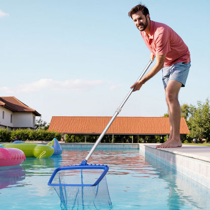 Swimming Pool Pole 1 to 4.6 mm Telescopic Aluminum Alloy Twist Locking