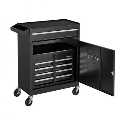Rolling Tool Chest 5 Drawers Tool Storage Cabinet with Lockable Wheels
