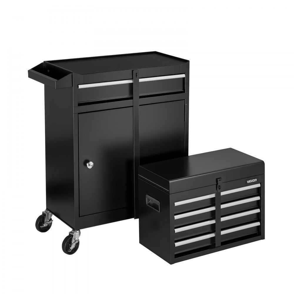 Rolling Tool Chest 5 Drawers Tool Storage Cabinet with Lockable Wheels
