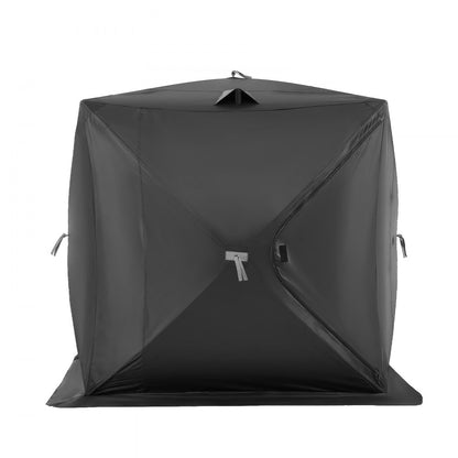 VEVOR 6-8 Person Ourdoor Portable Ice Shelter Pop-Up Ice Fishing Shanty Tent