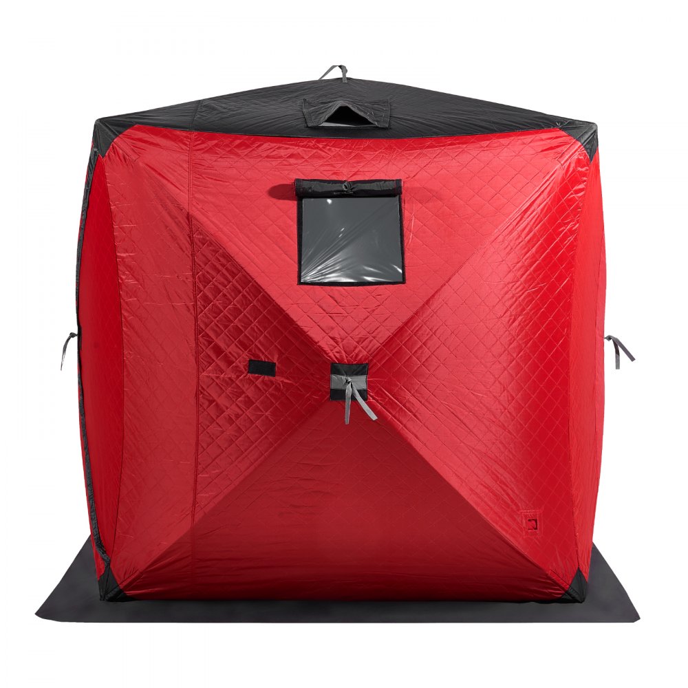 VEVOR 3-4 Person Ourdoor Portable Ice Shelter Pop-Up Ice Fishing Shanty Tent