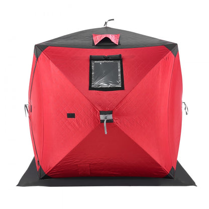 VEVOR 1-2 Person Ourdoor Portable Ice Shelter Pop-Up Ice Fishing Shanty Tent