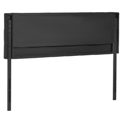 VEVOR Headboard for Queen Size Bed with Adjustable Height Sponge & Fabric Black