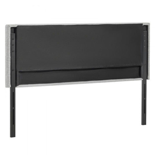 VEVOR Headboard for Full Size Bed with Adjustable Height Sponge & Fabric Grey